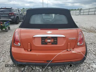 2006 MINI Convertible with VIN WMWRF335X6TG15824, listed as a Copart auction lot 56163205 with 113,109 mi miles and Salvage title. Bid and sale history available at DreamBid. Image 6.