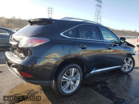 2015 Lexus RX 450h with VIN 2T2BC1BA5FC006401, listed as a Copart auction lot 52030825 with 66,845 mi miles and Salvage Title. Bid and sale history available at DreamBid. Image 3.