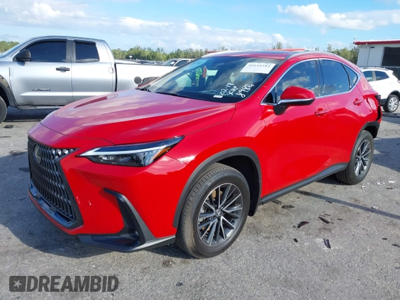 2025 Lexus NX with VIN 2T2ADCAZ8SC018984, listed as a IAAI auction lot 41641184 with 14,489 mi miles. Bid and sale history available at carsss.com. Image 18.