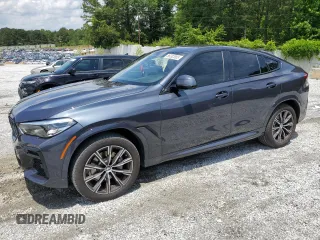 2022 BMW X6 xDrive40i z VIN 5UXCY6C07N9L77298, wystawiony jako Copart lot #56392885 z przebiegiem 37 725 mil mil oraz Szkoda całkowita • Salvage title. Historia ofert i sprzedaży dostępna na DreamBid. Obrazek 1.