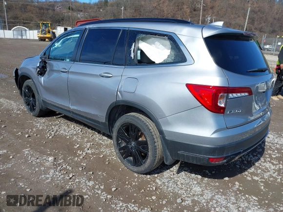 2021 Honda Pilot Special Edition with VIN 5FNYF6H20MB066095, listed as a IAAI auction lot 41863123 with 65,930 mi miles. Bid and sale history available at carsss.com. Image 3.