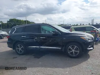 2019 Infiniti QX60 LUXE with VIN 5N1DL0MN0KC549578, listed as a IAAI auction lot 41362311 with 162,457 mi miles. Bid and sale history available at carsss.com. Image 6.