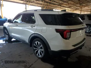 2025 Ford Explorer ST-Line with VIN 1FMUK7KH3SGA50405, listed as a Copart auction lot 49853135 with 6,287 mi miles and Salvage title. Bid and sale history available at DreamBid. Image 2.