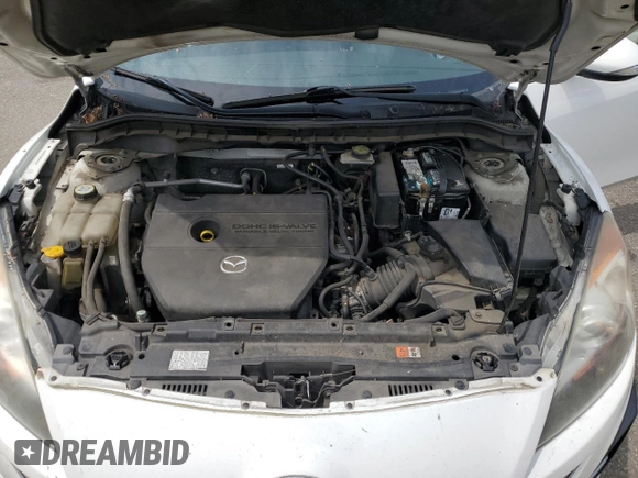 2010 Mazda 3 S Sport with VIN JM1BL1H62A1209153, listed as a Copart auction lot 62018355 with 208,437 mi miles and Salvage title. Bid and sale history available at DreamBid. Image 12.
