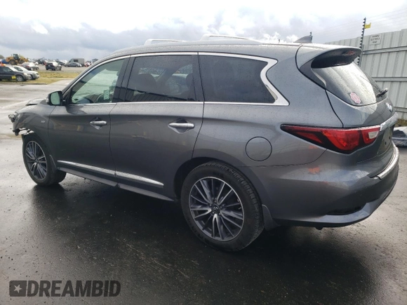 2017 Infiniti QX60 with VIN 5N1DL0MM2HC507316, listed as a Copart auction lot 49079265 with 106,287 mi miles and Salvage Title. Bid and sale history available at carsss.com. Image 2.