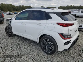 2023 Hyundai Kona N Line with VIN KM8K33A30PU982895, listed as a Copart auction lot 78129374 with 14,473 mi miles and Salvage Title. Bid and sale history available at carsss.com. Image 2.