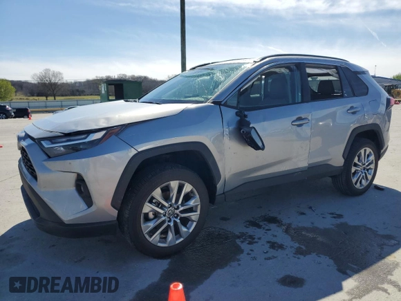 2024 Toyota RAV4 XLE Premium with VIN 2T3A1RFV9RC400917, listed as a Copart auction lot 49982875 with 13,573 mi miles and Salvage Title. Bid and sale history available at carsss.com. Image 1.