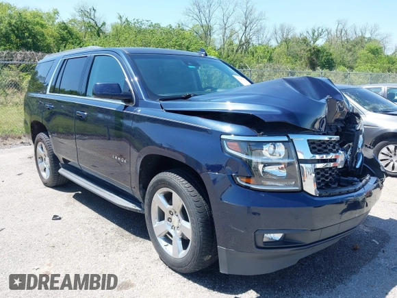 2018 Chevrolet Tahoe LT with VIN 1GNSCBKC0JR138385, listed as a IAAI auction lot 41977300 with 104,987 mi miles and . Bid and sale history available at DreamBid. Image 1.