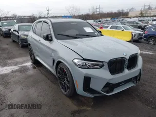 2024 BMW X3 M with VIN 5YM13EC00R9W09223, listed as a IAAI auction lot 41836853 with 11,389 mi miles. Bid and sale history available at carsss.com. Image 1.