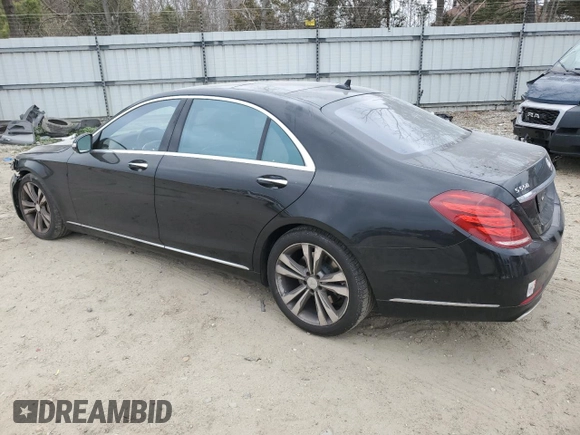2016 Mercedes-Benz S 550 with VIN WDDUG8CB7GA228757, listed as a Copart auction lot 46789635 with 138,514 mi miles and Salvage Title. Bid and sale history available at carsss.com. Image 2.