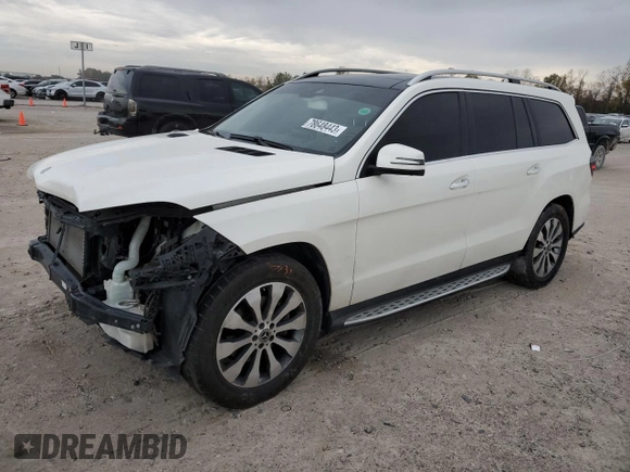 2018 Mercedes-Benz GLS 450 with VIN 4JGDF6EE9JB021292, listed as a Copart auction lot 78648443 with 65,722 mi miles and . Bid and sale history available at DreamBid. Image 1.