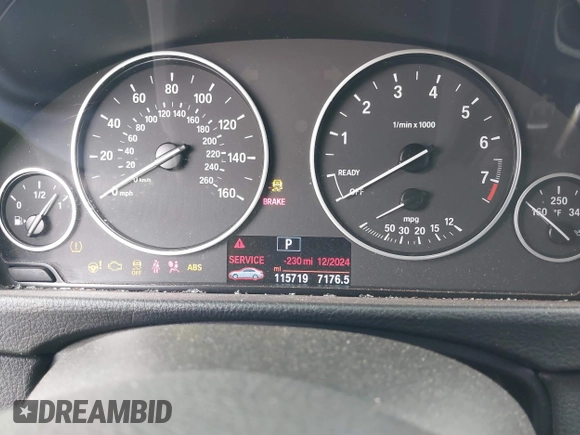 2015 BMW 3 Series 320i with VIN WBA3B1G50FNT04632, listed as a IAAI auction lot 41643583 with 115,719 mi miles and . Bid and sale history available at DreamBid. Image 7.