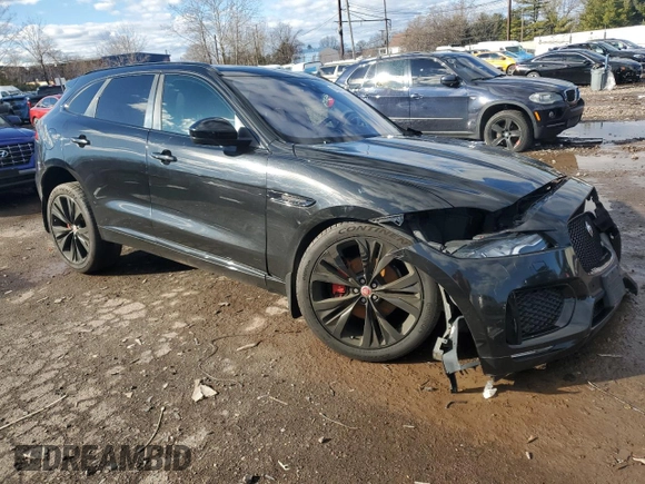 2018 Jaguar F-Pace S with VIN SADCM2FV0JA270717, listed as a Copart auction lot 86084874 with 120,025 mi miles and Salvage title. Bid and sale history available at DreamBid. Image 4.