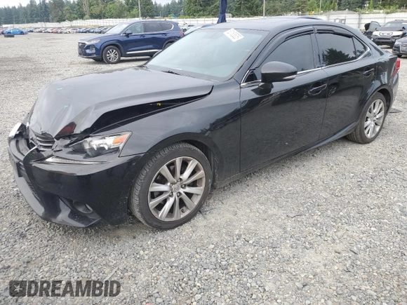 2014 Lexus IS 250 with VIN JTHBF1D28E5039162, listed as a Copart auction lot 62183525 with 120,489 mi miles and Salvage title. Bid and sale history available at DreamBid. Image 1.