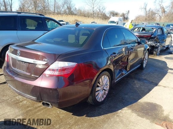 2011 Acura RL Technology with VIN JH4KB2F62BC000463, listed as a IAAI auction lot 41573978 with 172,755 mi miles and . Bid and sale history available at DreamBid. Image 4.