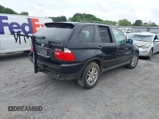 2005 BMW X5 3.0i with VIN 5UXFA13505LY12648, listed as a IAAI auction lot 42144830 with 189,271 mi miles. Bid and sale history available at carsss.com. Image 4.