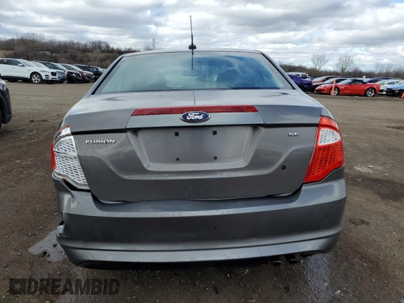 2011 Ford Fusion SE with VIN 3FAHP0HA1BR218419, listed as a Copart auction lot 52001925 with 165,435 mi miles and Salvage Title. Bid and sale history available at carsss.com. Image 6.