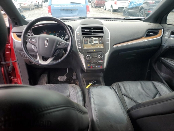 2016 Lincoln MKC Reserve with VIN 5LMTJ3DH6GUJ01325, listed as a Copart auction lot 47600105 with 94,943 mi miles and Salvage Title. Bid and sale history available at DreamBid. Image 8.