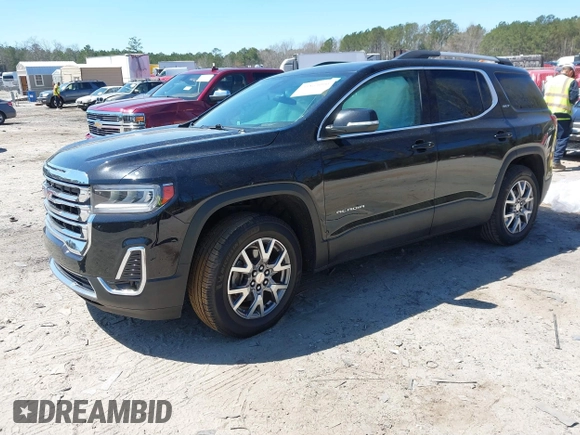 2020 GMC Acadia SLT with VIN 1GKKNMLS4LZ227985, listed as a IAAI auction lot 41864090 with 39,295 mi miles and . Bid and sale history available at DreamBid. Image 2.