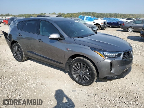 2024 Acura RDX Advance with VIN 5J8TC2H82RL038076, listed as a Copart auction lot 75267024 with 861 mi miles and Salvage title. Bid and sale history available at DreamBid. Image 4.