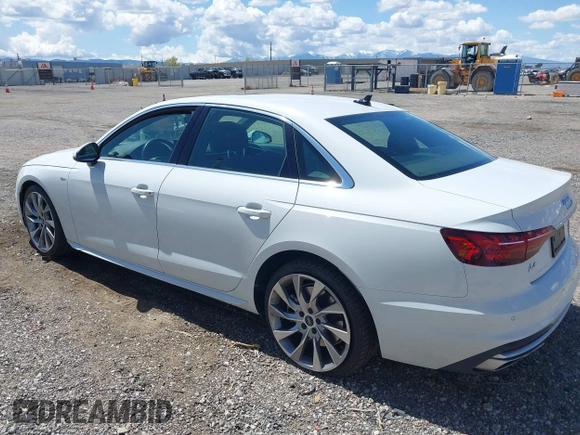 2021 Audi A4 S line Premium Plus with VIN WAUEAAF44MN005744, listed as a IAAI auction lot 41959164 with 29,127 mi miles and . Bid and sale history available at DreamBid. Image 3.