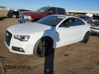 2016 Audi S5 Premium Plus with VIN WAUC4AFR8GA029812, listed as a Copart auction lot 86559634 with 86,625 mi miles and Salvage Title. Bid and sale history available at carsss.com. Image 1.