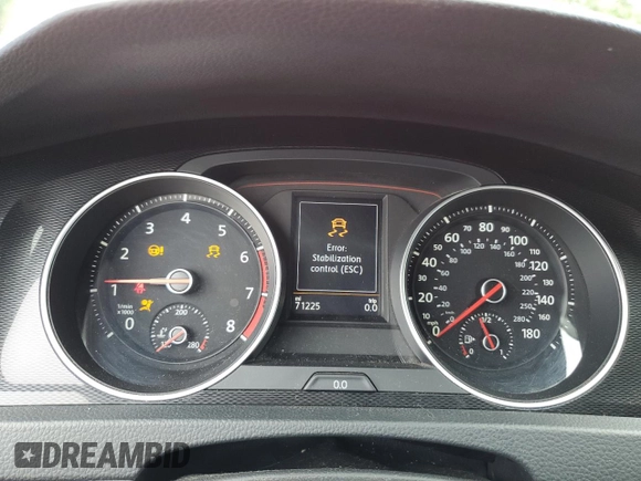 2015 Volkswagen Golf GTI S with VIN 3VWTT7AUXFM031824, listed as a Copart auction lot 73540674 with 71,225 mi miles and Salvage Title. Bid and sale history available at carsss.com. Image 9.
