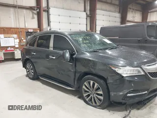 2016 Acura MDX w/Tech with VIN 5FRYD4H40GB017297, listed as a IAAI auction lot 41899975 with 95,757 mi miles. Bid and sale history available at carsss.com. Image 6.