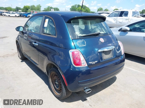 2013 FIAT 500 Pop z VIN 3C3CFFAR9DT543744, wystawiony jako IAAI lot #42314440 z przebiegiem 141 793 mil mil oraz . Historia ofert i sprzedaży dostępna na DreamBid. Obrazek 3.