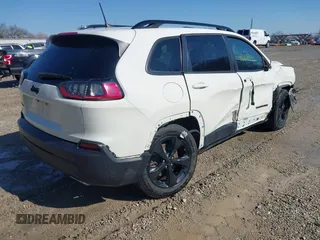 2019 Jeep Cherokee Latitude Plus with VIN 1C4PJMLX0KD430182, listed as a IAAI auction lot 41663933 with 61,511 mi miles and . Bid and sale history available at DreamBid. Image 4.