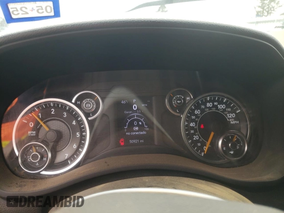 2022 Ram 2500 Tradesman with VIN 3C6UR4HJ7NG280196, listed as a Copart auction lot 44781765 with 50,921 mi miles and Salvage title. Bid and sale history available at DreamBid. Image 9.