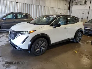2023 Nissan ARIYA Premiere z VIN JN1BF0BA5PM408738, wystawiony jako Copart lot #53566965 z przebiegiem 17 902 mil mil oraz Nie do naprawy • Non repairable. Historia ofert i sprzedaży dostępna na DreamBid. Obrazek 1.