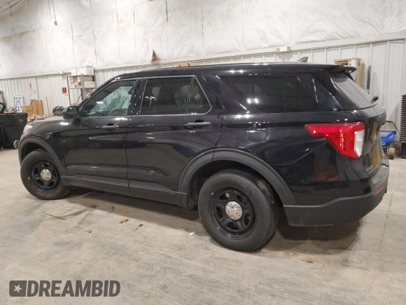 2021 Ford Police Interceptor Utility z VIN 1FM5K8AB0MGB24809, wystawiony jako Copart lot #82532734 z przebiegiem 98 108 mil mil oraz Szkoda całkowita • Salvage title. Historia ofert i sprzedaży dostępna na DreamBid. Obrazek 2.