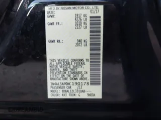 2017 Nissan Altima SV with VIN 1N4AL3AP0HC190178, listed as a IAAI auction lot 40780052 with 128,565 mi miles and . Bid and sale history available at carsss.com. Image 9.