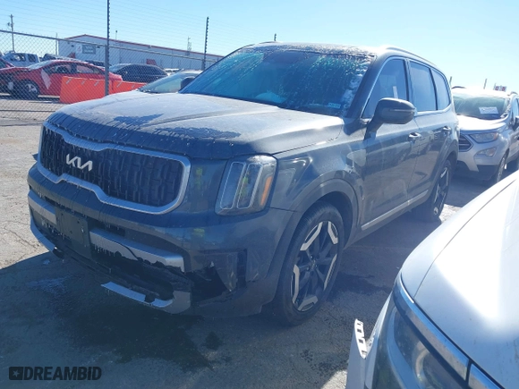 2023 Kia Telluride EX with VIN 5XYP34GC4PG382146, listed as a IAAI auction lot 41302239 with 26,393 mi miles. Bid and sale history available at carsss.com. Image 17.
