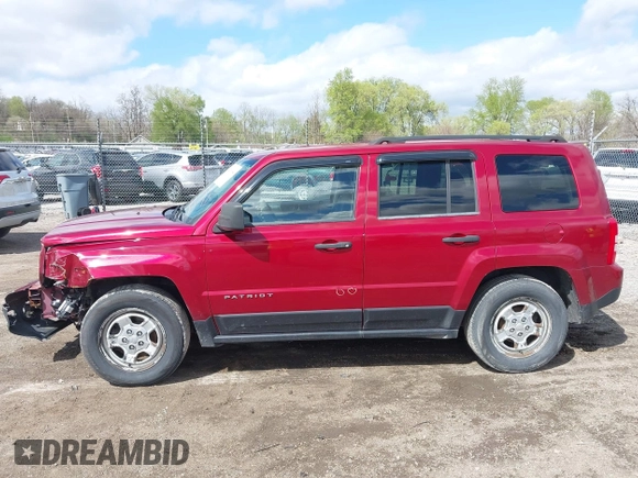 2014 Jeep Patriot Altitude with VIN 1C4NJPBAXED812973, listed as a IAAI auction lot 42096994 with 226,116 mi miles and . Bid and sale history available at DreamBid. Image 14.
