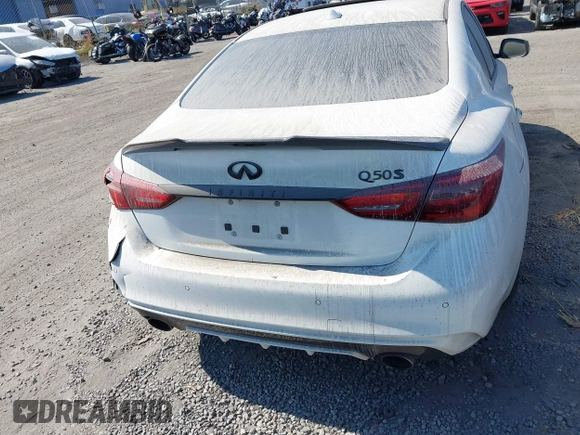 2020 Infiniti Q50 Luxe with VIN JN1EV7AP5LM201081, listed as a IAAI auction lot 42141354 with 75,353 mi miles and . Bid and sale history available at DreamBid. Image 17.