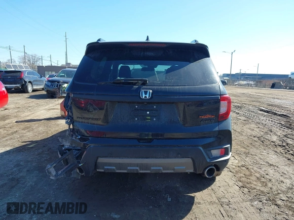 2023 Honda Passport TrailSport with VIN 5FNYF8H67PB042153, listed as a IAAI auction lot 41757909 with 26,810 mi miles and . Bid and sale history available at DreamBid. Image 16.