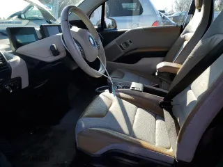 2017 BMW i3 with VIN WBY1Z6C37H7A39708, listed as a Copart auction lot 44430615 with 38,765 mi miles and Salvage Title. Bid and sale history available at carsss.com. Image 7.