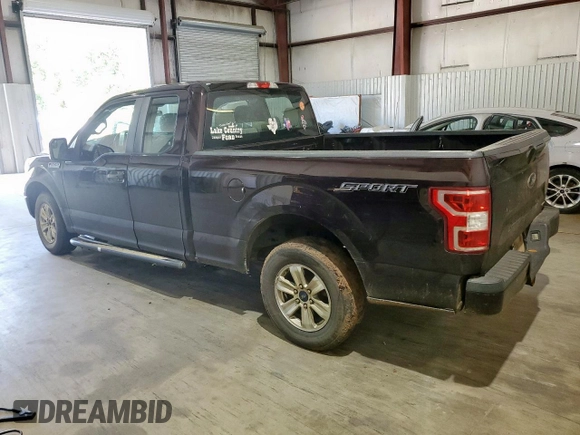 2019 Ford F-150 XL with VIN 1FTEX1CPXKKC48022, listed as a Copart auction lot 58789615 with 155,568 mi miles and Salvage title. Bid and sale history available at DreamBid. Image 2.