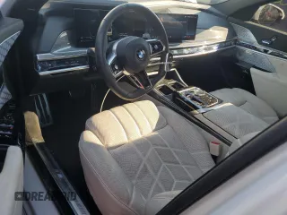 2024 BMW 7 Series 760i xDrive with VIN WBA33EJ06RCP19505, listed as a Copart auction lot 79425294 with 14,579 mi miles and Salvage title. Bid and sale history available at DreamBid. Image 8.