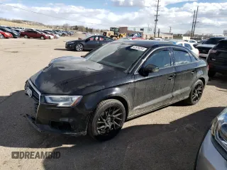 2017 Audi A3 Sedan Premium with VIN WAUB8GFF0H1009838, listed as a Copart auction lot 42876204 with 87,542 mi miles. Bid and sale history available at carsss.com. Image 1.