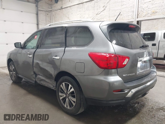 2017 Nissan Pathfinder SV with VIN 5N1DR2MM1HC668654, listed as a IAAI auction lot 42500600 with 71,434 mi miles and . Bid and sale history available at DreamBid. Image 3.