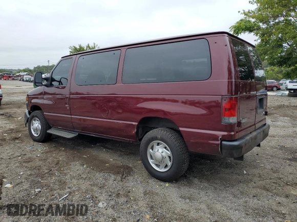 2008 Ford Econoline Passenger XL with VIN 1FMNE11W28DB28420, listed as a Copart auction lot 69724594 with 481,294 mi miles and Salvage Title. Bid and sale history available at DreamBid. Image 2.