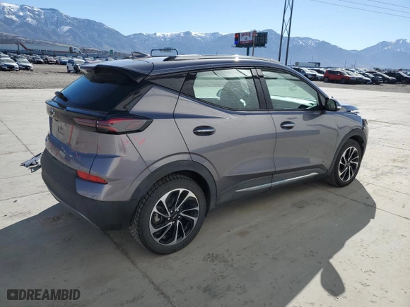 2023 Chevrolet Bolt EUV Premier with VIN 1G1FZ6S05P4205101, listed as a Copart auction lot 50880205 with 12,947 mi miles and Salvage Title. Bid and sale history available at carsss.com. Image 3.