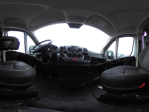 2017 Ram ProMaster Cargo Van with VIN 3C6TRVBG2HE549882, listed as a IAAI auction lot 41135506 with 221,688 mi miles. Bid and sale history available at carsss.com. Image 18.