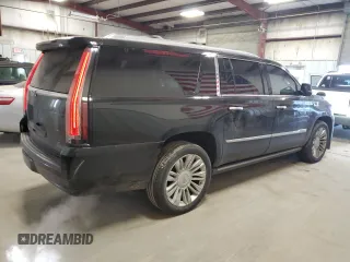 2015 Cadillac Escalade ESV Platinum z VIN 1GYS4UKJ7FR606162, wystawiony jako Copart lot #41988655 z przebiegiem 252 337 mil mil oraz Szkoda całkowita • Salvage title. Historia ofert i sprzedaży dostępna na DreamBid. Obrazek 3.