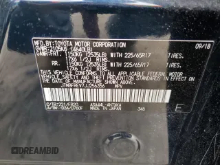 2018 Toyota RAV4 LE with VIN JTMBFREV7JJ256356, listed as a Copart auction lot 47799825 with 88,960 mi miles and Salvage Title. Bid and sale history available at carsss.com. Image 12.
