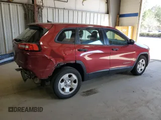 2016 Jeep Cherokee Sport with VIN 1C4PJLAB0GW216953, listed as a Copart auction lot 49031635 with 110,840 mi miles and Clean Title. Bid and sale history available at carsss.com. Image 3.
