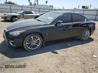 2019 Infiniti Q50 Luxe z VIN JN1EV7AP7KM515149, wystawiony jako Copart lot #51819985 z przebiegiem 226 173 mil mil oraz Szkoda całkowita • Salvage title. Historia ofert i sprzedaży dostępna na DreamBid. Obrazek 1.
